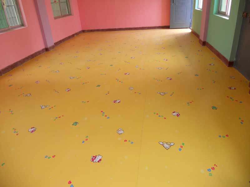 陜西省渭南市金太陽培育中心幼兒園地板