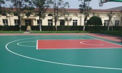 河南省鄭州市室外籃球場地板