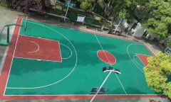 山東省濟南市室外籃球場地板