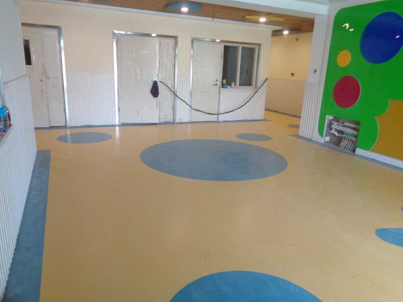 天津市北辰區幼兒園塑膠地板