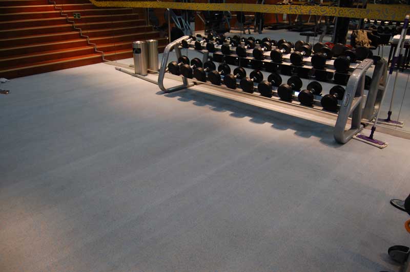 健身場所鋪什么地板 健身房用pvc膠地板