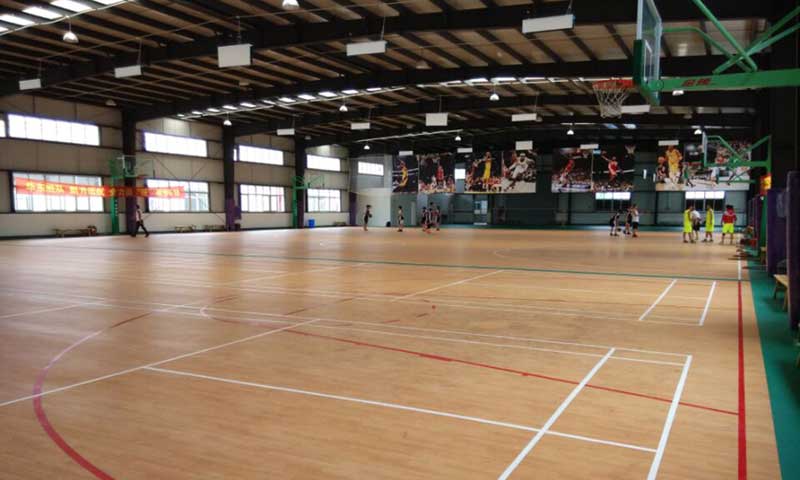 山東省濟南市室內籃球運動地板