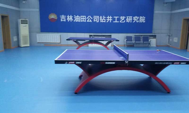 乒乓球場地塑膠地板的綠色安全是永恒的基調