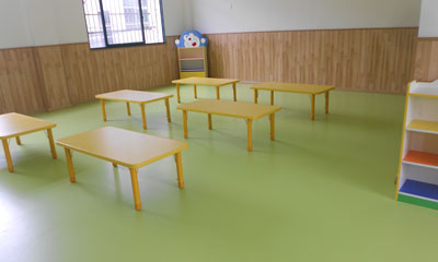 銀寶純色·幼兒園塑膠地板